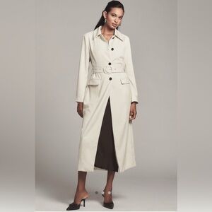 Avec Les Filles Cutaway Coat Size XS color Ivory
